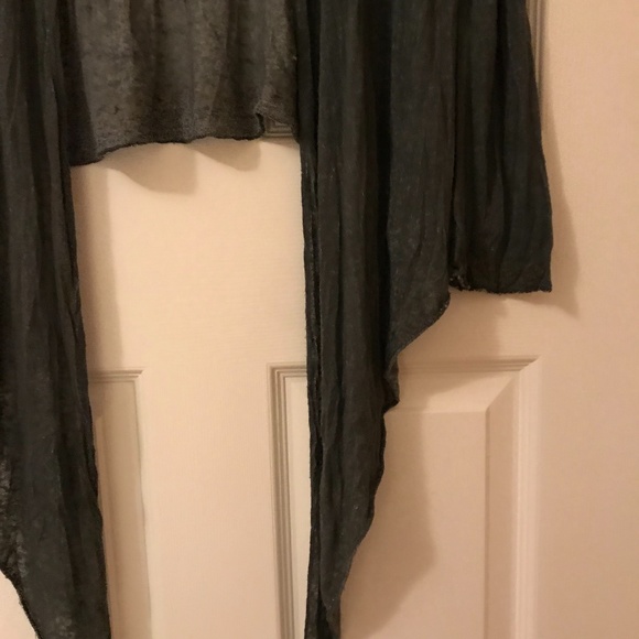 AM BASIC COLLECTION ITALY Sheer Wrap Cardigan (M) - Picture 5 of 7